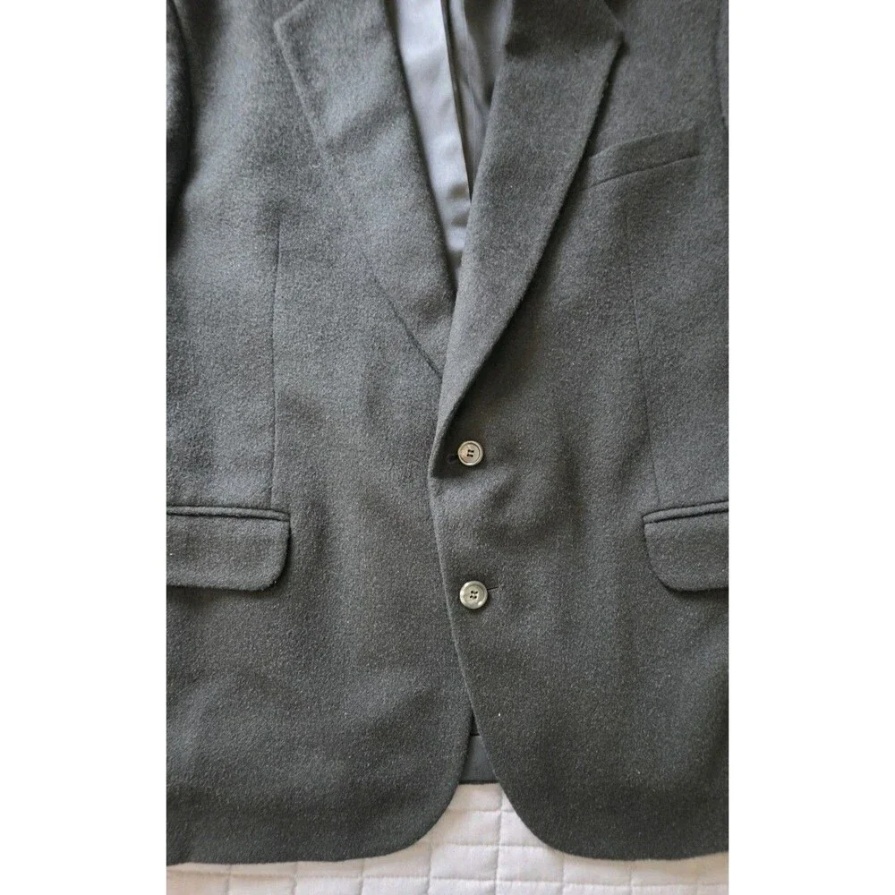 VTG Hunt Valley Black 100% Camel Hair Blazer Suit Jacket Men’s Size 46R USA Made